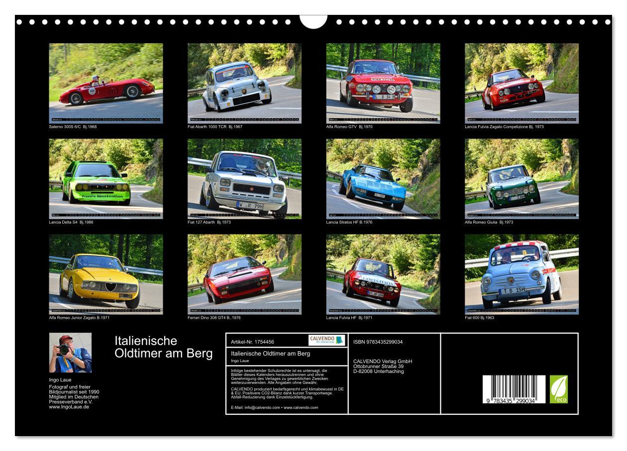 Bild: 9783435299034 | Italienische Oldtimer am Berg (Wandkalender 2025 DIN A3 quer),...