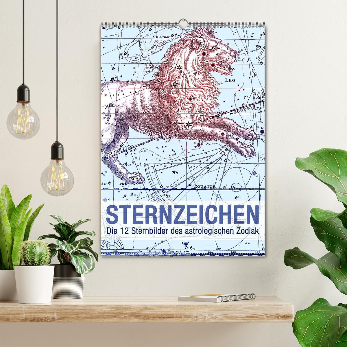 Bild: 9783435911738 | Sternzeichenkalender (Wandkalender 2025 DIN A2 hoch), CALVENDO...