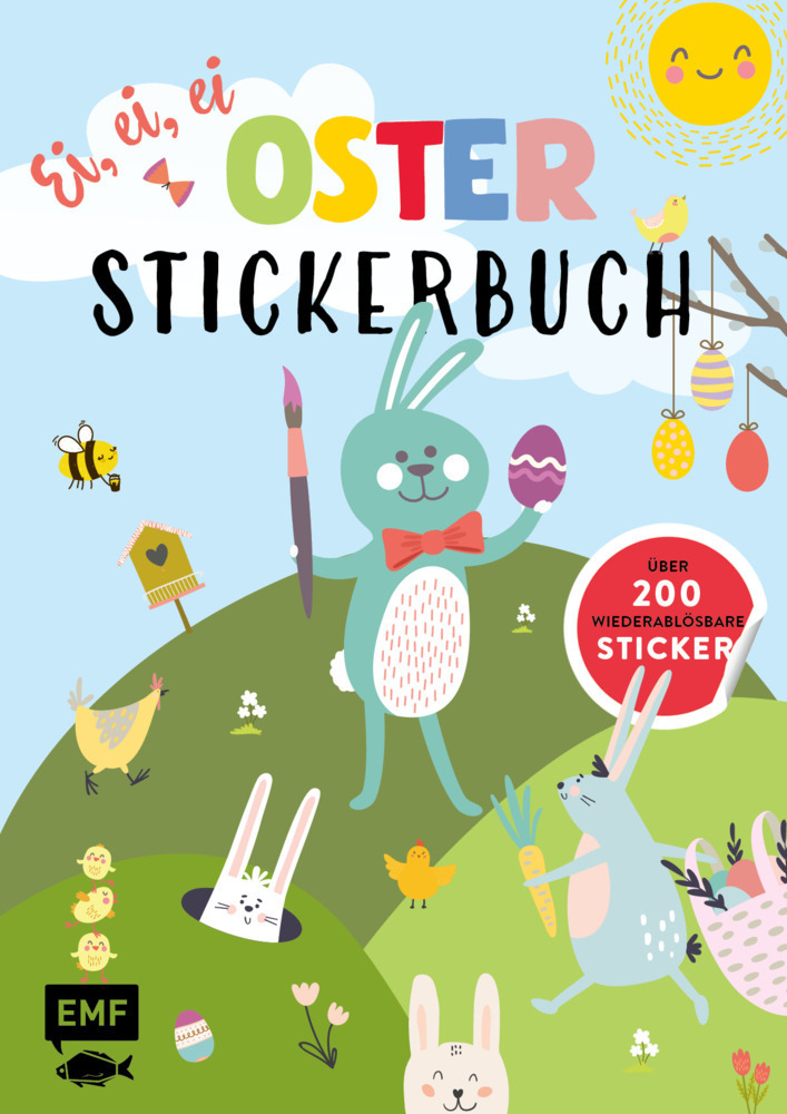 Cover: 9783745903454 | Ei, ei, ei - Oster-Stickerbuch | Über 200 wiederablösbare Sticker