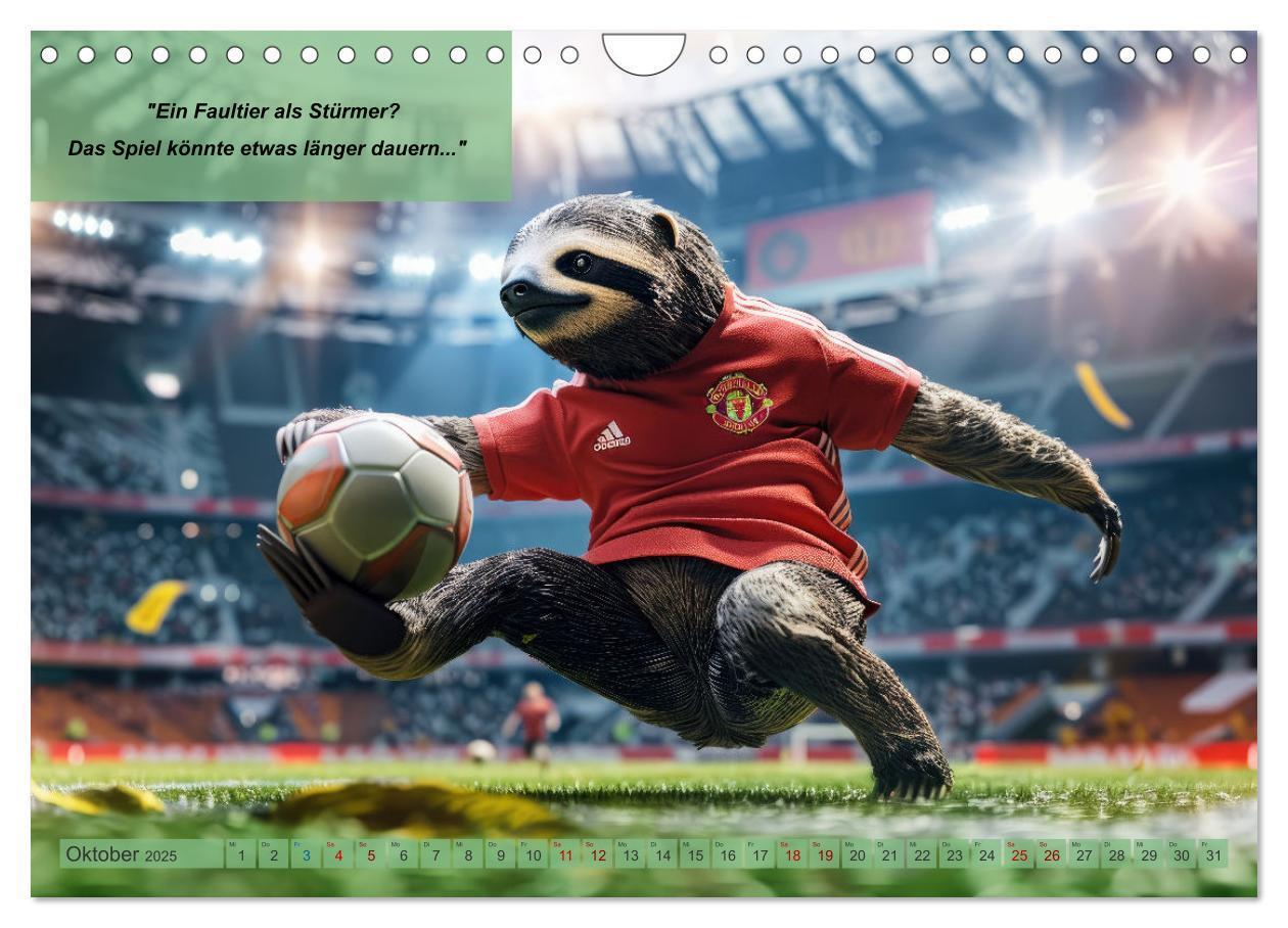 Bild: 9783457152676 | Der tierisch lustige Fußballkalender (Wandkalender 2025 DIN A4...