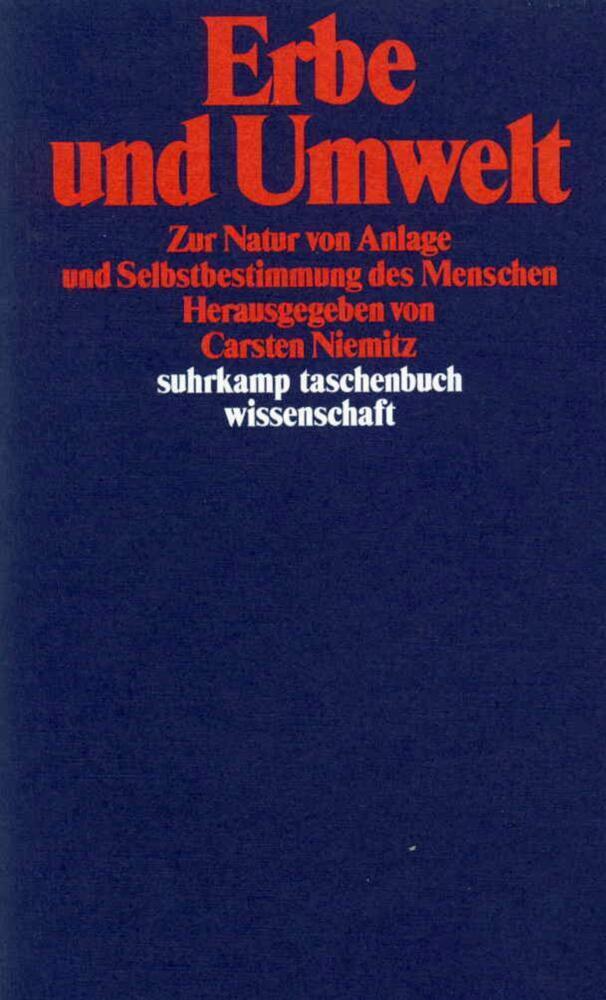 Cover: 9783518282465 | Erbe und Umwelt | Carsten Niemitz | Taschenbuch | Suhrkamp