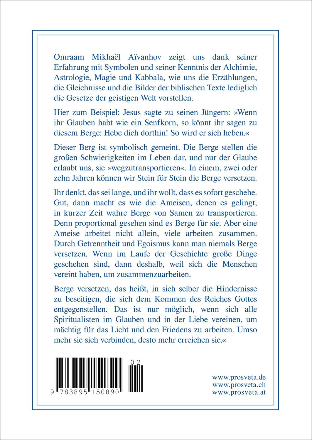 Rückseite: 9783895150890 | Das Senfkorn | Symbole im Neuen Testament. Gesamtwerke | Aivanhov