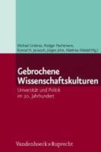 Cover: 9783525358993 | Gebrochene Wissenschaftskulturen | Buch | 384 S. | Deutsch | 2010