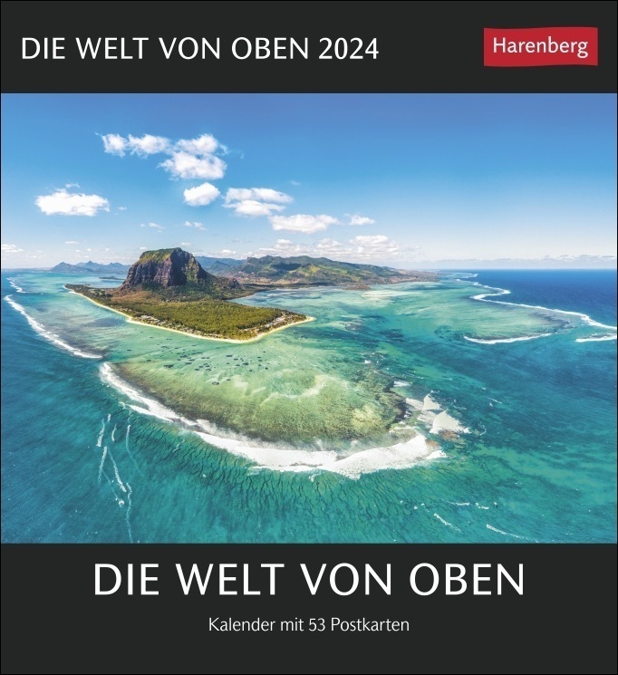 Cover: 9783840035265 | Die Welt von oben Postkartenkalender 2024. Spektakuläre...