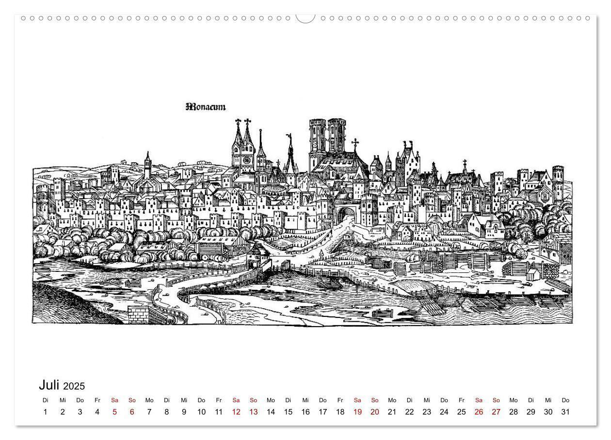 Bild: 9783435306480 | Schedelsche Weltchronik Deutsche Städte 1493 (Wandkalender 2025 DIN...