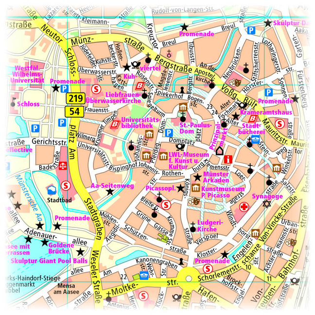 Bild: 9783961322435 | PublicPress Stadtplan Münster | (Land-)Karte | Deutsch | 2017