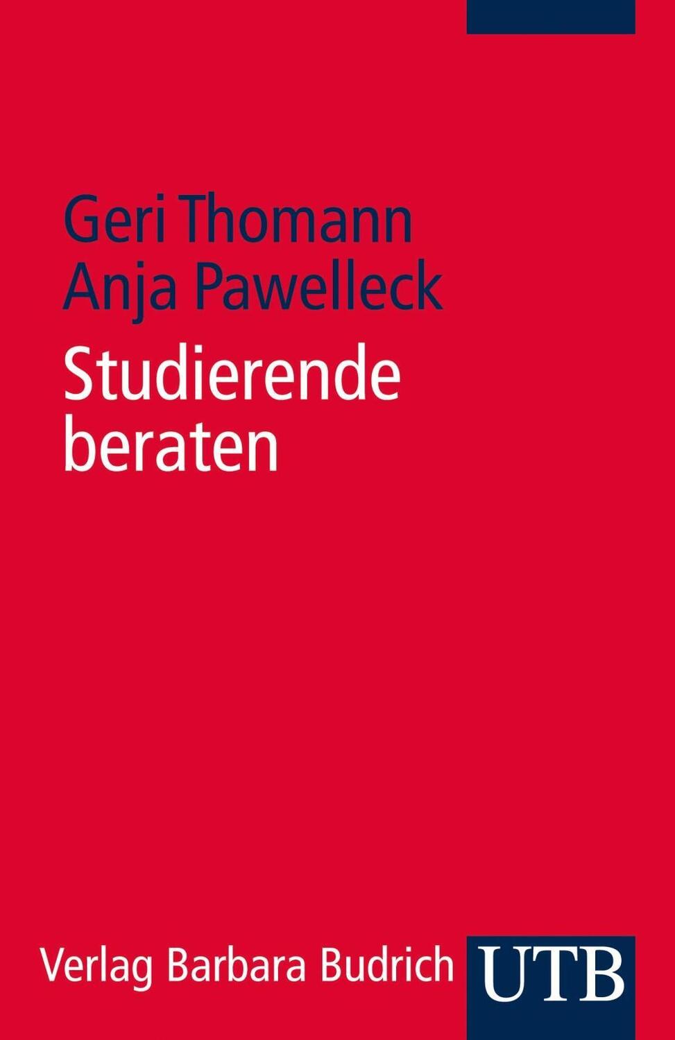 Cover: 9783825240127 | Studierende beraten | Kompetent lehren 5 | Thomann | Taschenbuch