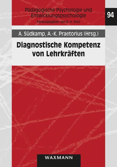 Cover: 9783830935964 | Diagnostische Kompetenz von Lehrkräften | Anna Südkamp (u. a.) | Buch