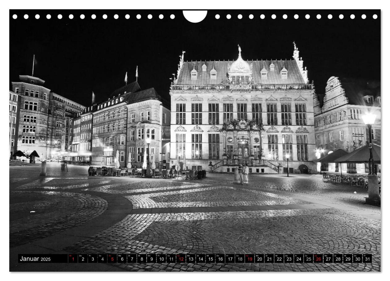 Bild: 9783435588862 | Historisches Bremen (Wandkalender 2025 DIN A4 quer), CALVENDO...