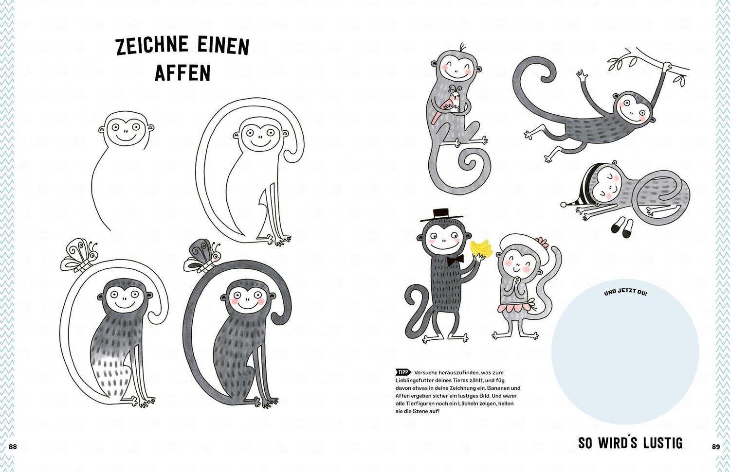 Bild: 9783745919578 | 124 lustige Figuren und Tiere zeichnen | Terry Runyan | Taschenbuch