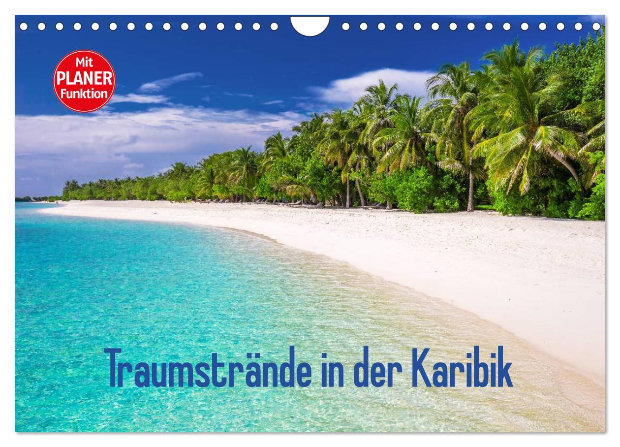 Cover: 9783435484065 | Traumstrände in der Karibik (Wandkalender 2025 DIN A4 quer),...