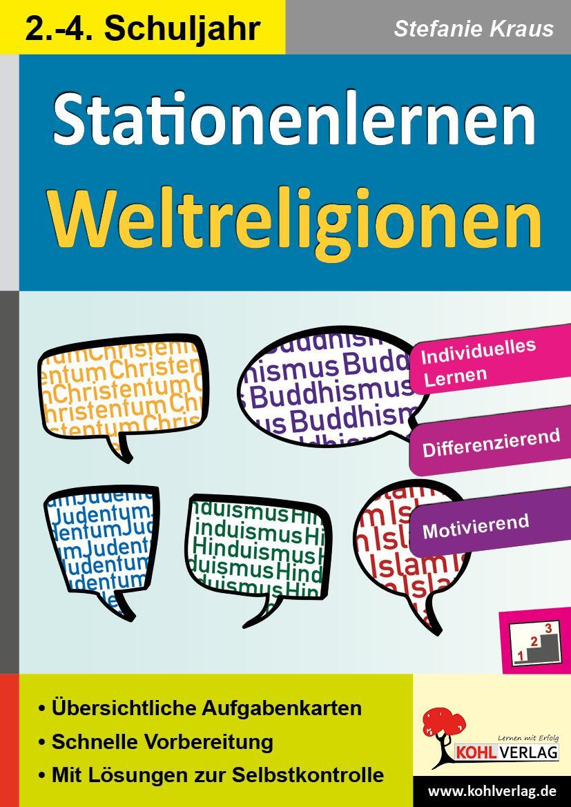 Cover: 9783956867378 | Kohls Stationenlernen Weltreligionen / 2.-4. Schuljahr | Kraus | Buch