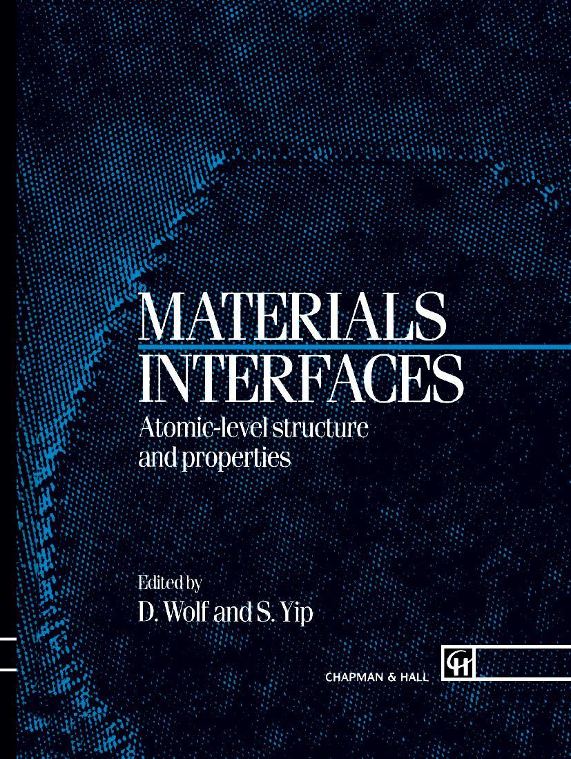 Cover: 9780412412707 | Materials Interfaces | Atomic-level Structure and Properties | Buch