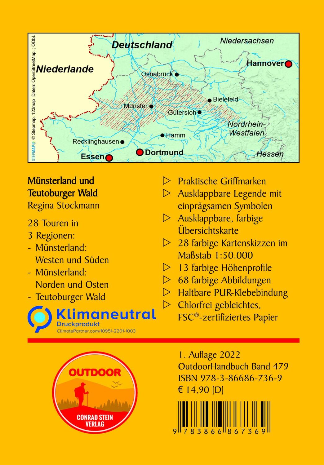 Rückseite: 9783866867369 | Münsterland und Teutoburger Wald | Regina Stockmann | Taschenbuch
