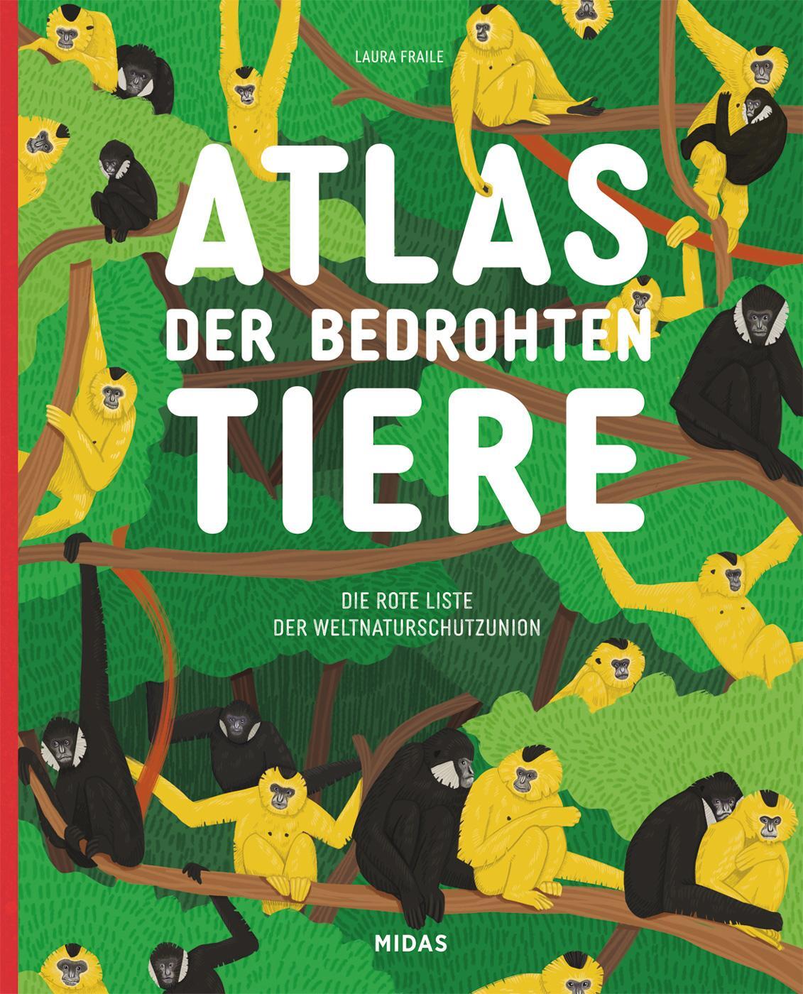 Cover: 9783038762737 | Atlas der bedrohten Tiere | Die rote Liste der Weltnaturschutzunion