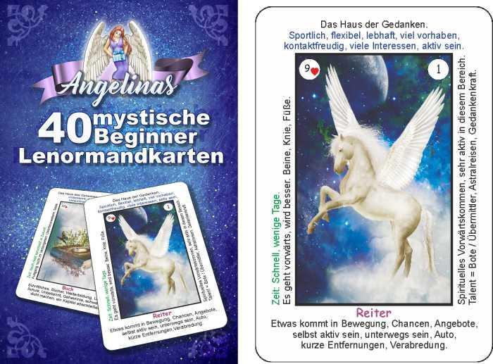Cover: 4260399371808 | Angelinas 40 mystische Beginner - Lenormandkarten | Angelina Schulze