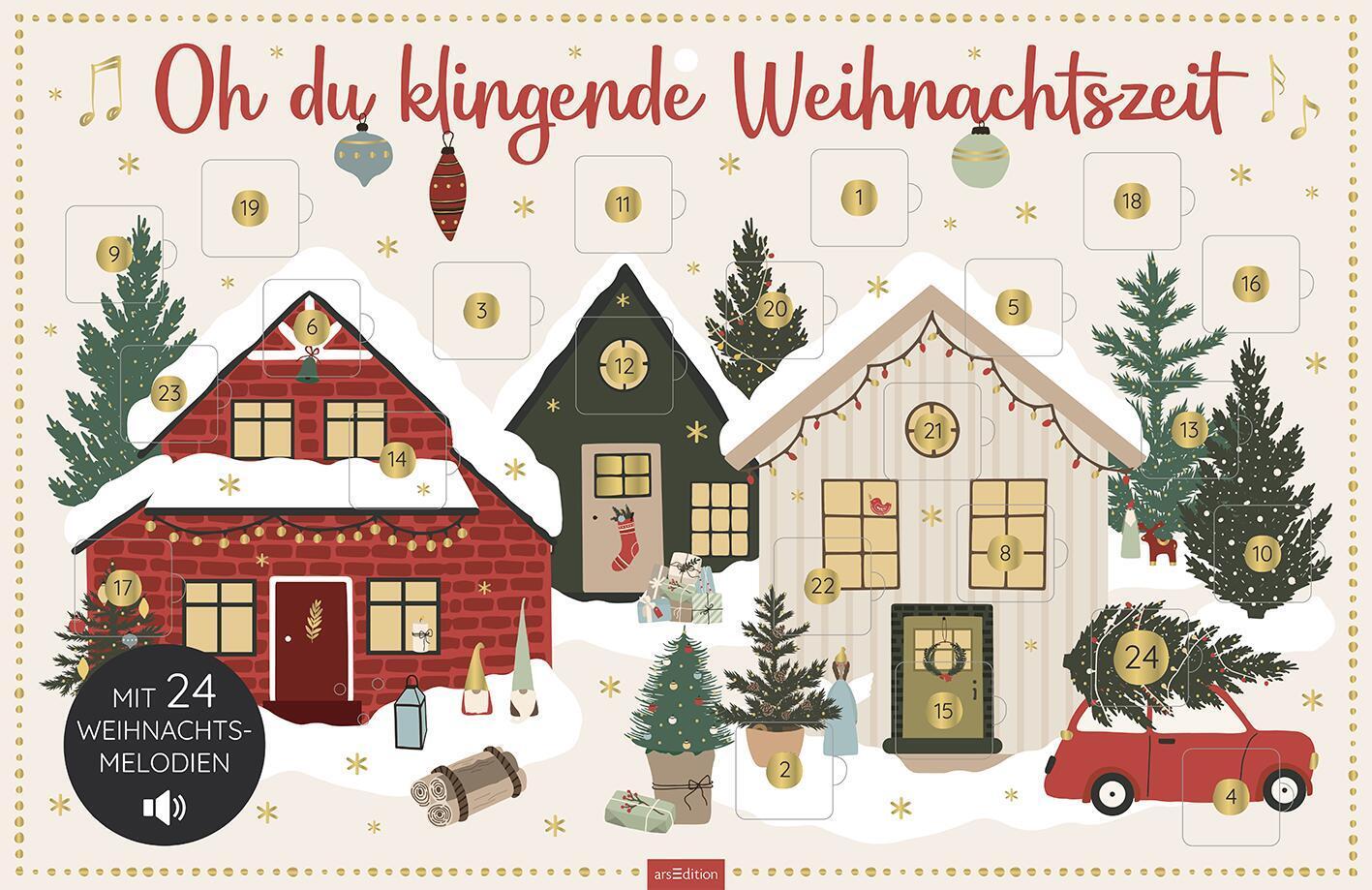 Cover: 4014489129325 | Oh du klingende Weihnachtszeit | Mit 24 Weihnachtsmelodien | Kalender