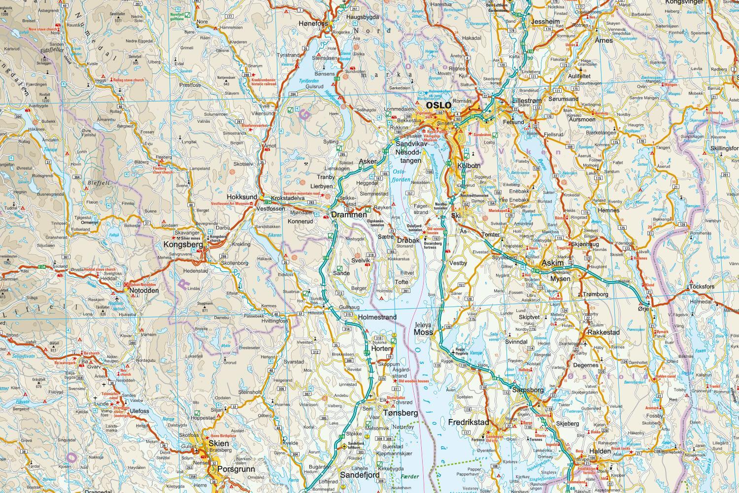 Bild: 9783831773527 | Reise Know-How Landkarte Norwegen Süd 1 : 500.000 | Rump | 2 S. | 2022