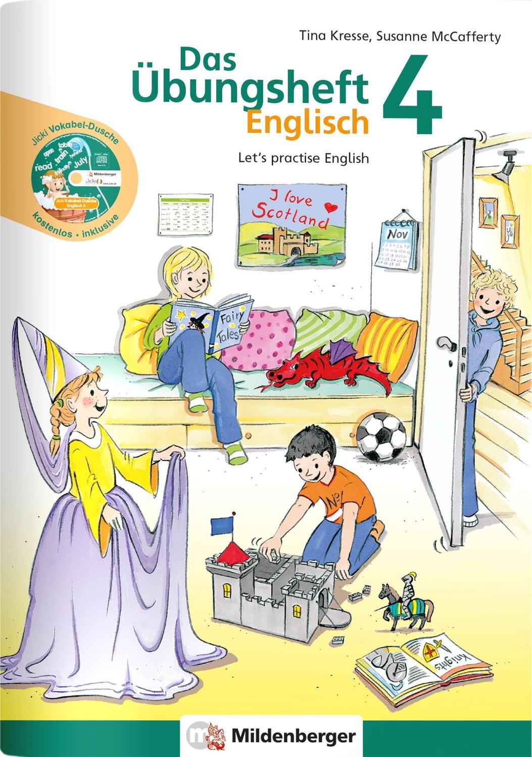 Cover: 9783619194483 | Das Übungsheft Englisch 4 | Tina Kresse (u. a.) | Broschüre | 64 S.