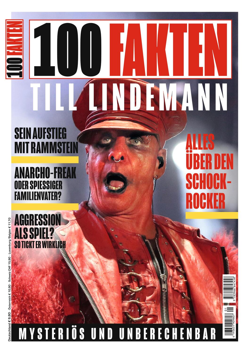 Cover: 9783966647458 | 100 Fakten: Till Lindemann | Michael Fuchs-Gamböck (u. a.) | Buch