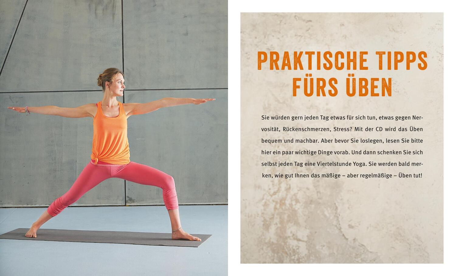 Bild: 9783833848308 | Yoga. Mehr Energie und Ruhe (mit CD) | Anna Trökes | Taschenbuch