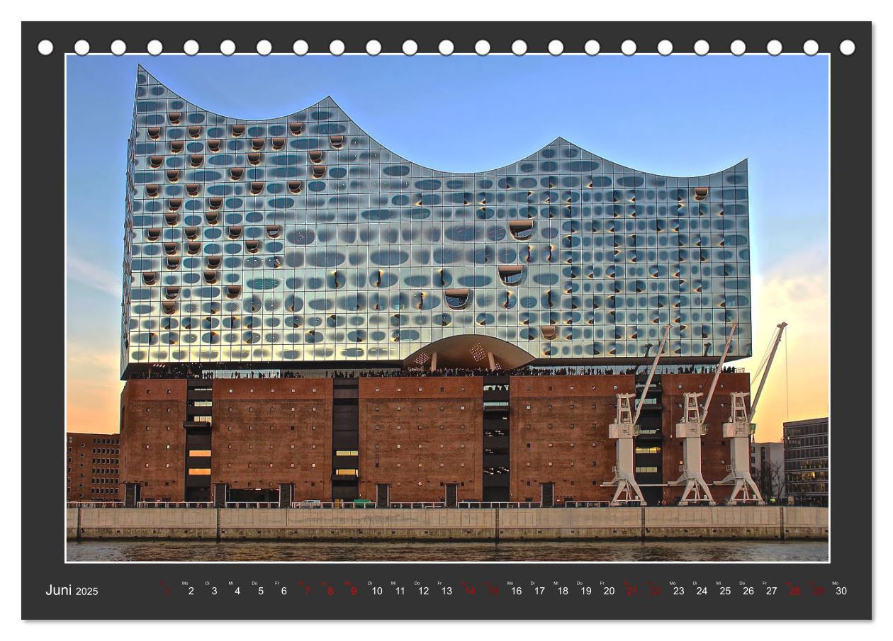 Bild: 9783383878879 | Wahrzeichen Elbphilharmonie (Tischkalender 2025 DIN A5 quer),...