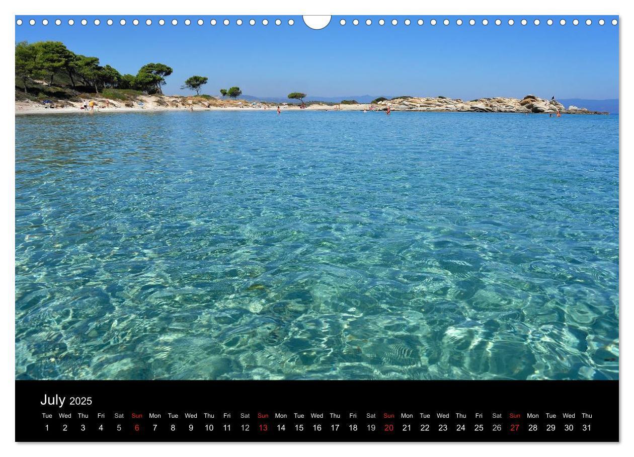 Bild: 9781325991297 | Chalkidiki: Kassandra, Sithonia, Athos (Wall Calendar 2025 DIN A3...