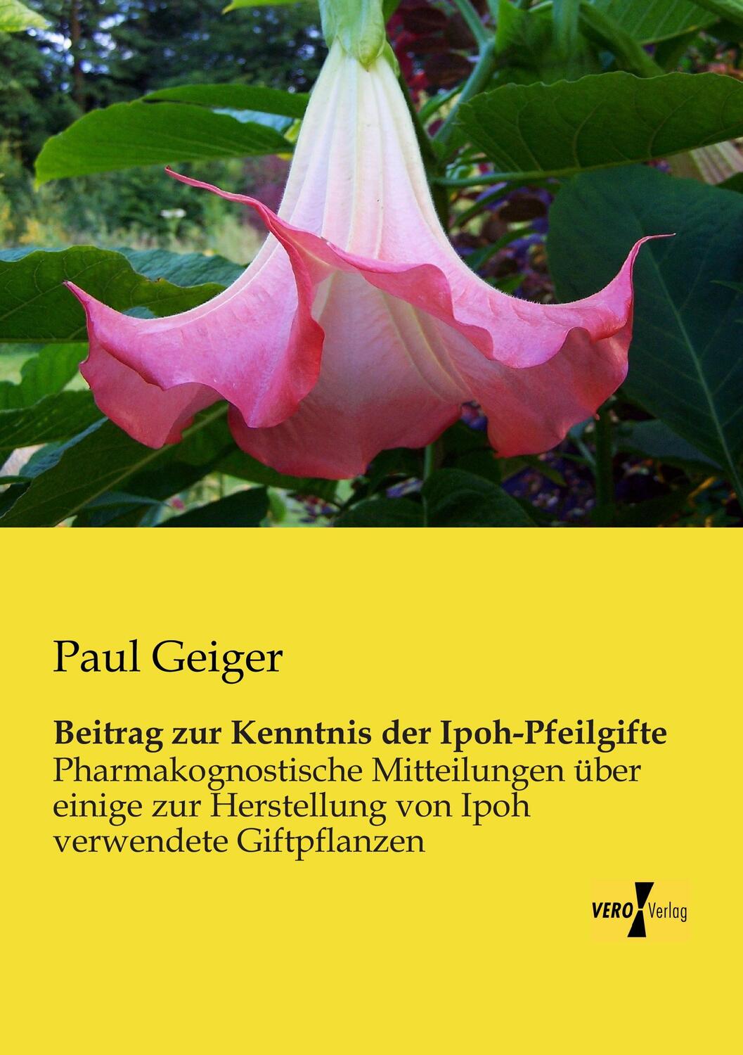 Cover: 9783956108754 | Beitrag zur Kenntnis der Ipoh-Pfeilgifte | Paul Geiger | Taschenbuch