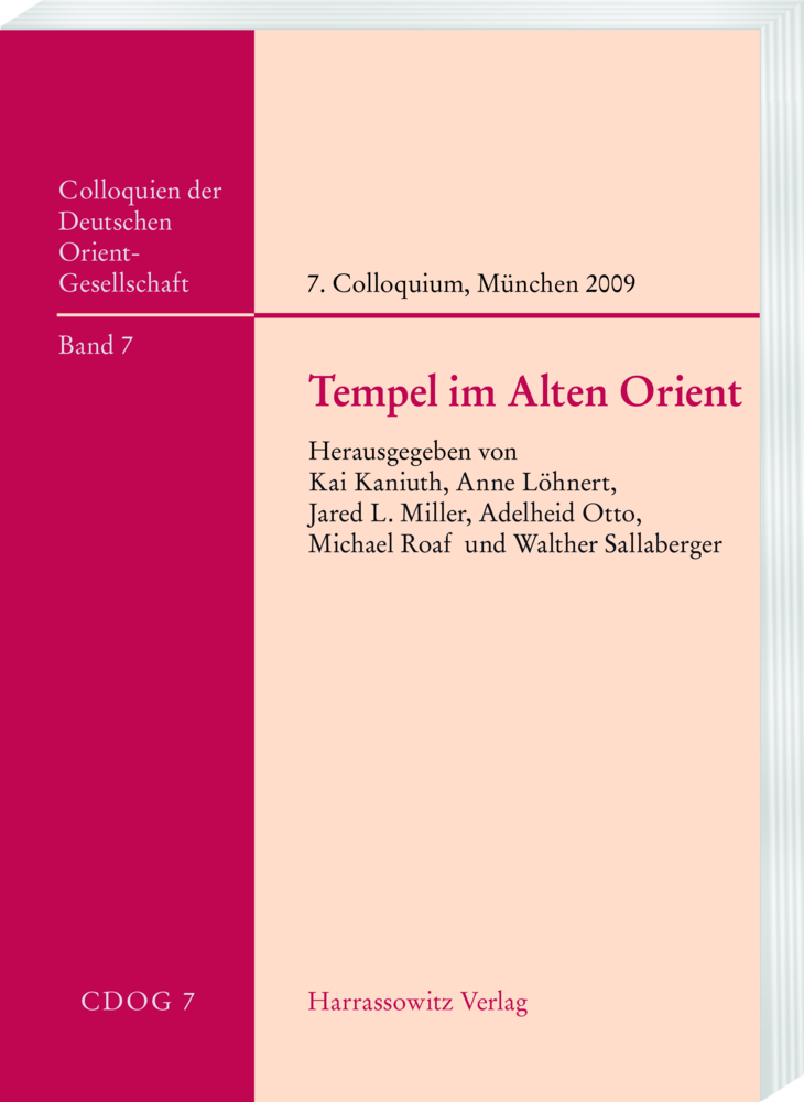 Cover: 9783447067744 | Tempel im Alten Orient | Kai Kaniuth (u. a.) | Taschenbuch | VII