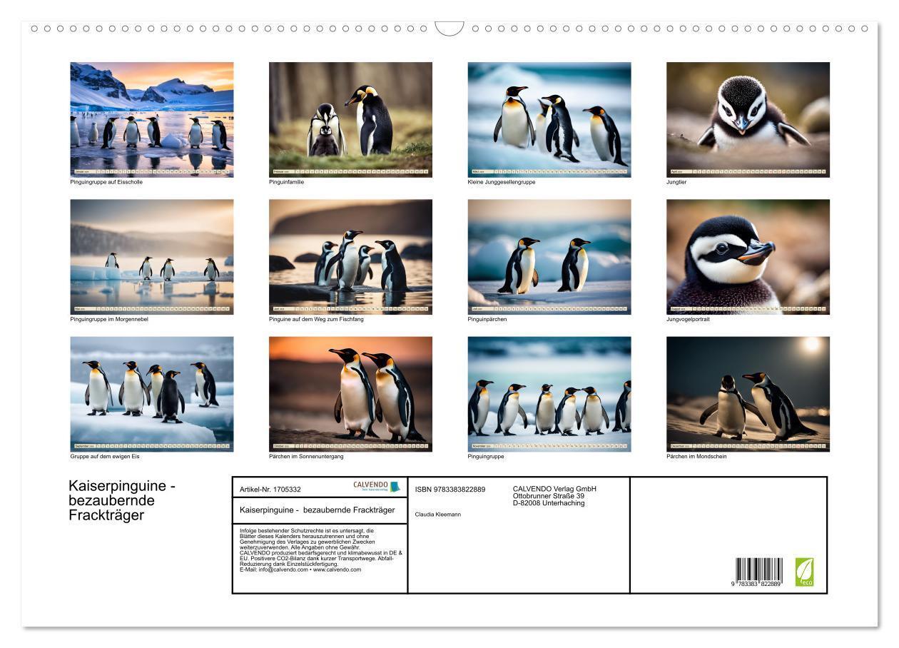 Bild: 9783383822889 | Kaiserpinguine - bezaubernde Frackträger (Wandkalender 2025 DIN A2...