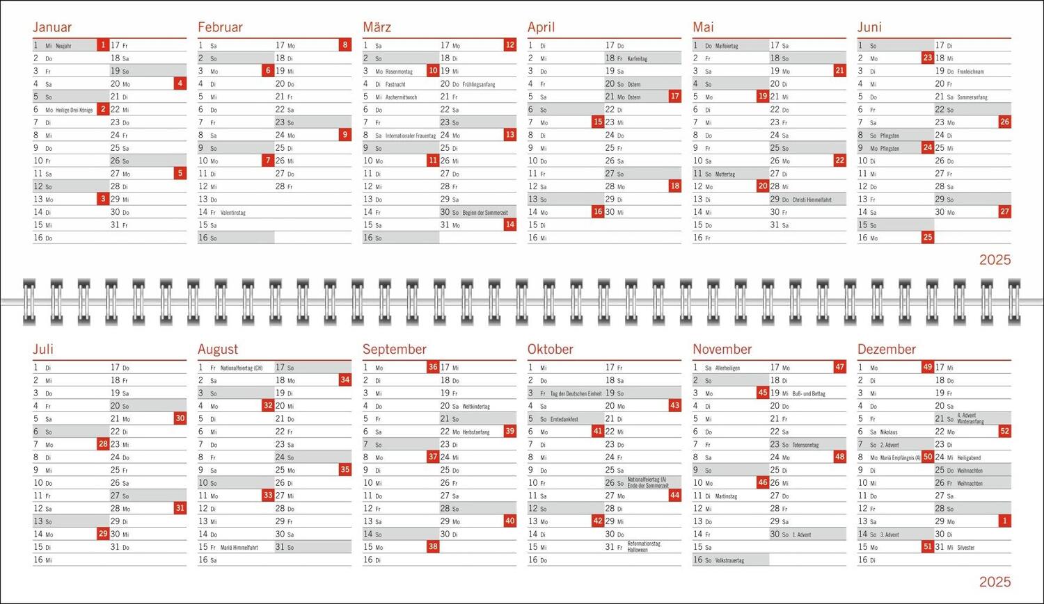 Bild: 9783756406555 | Peanuts Wochenquerplaner 2025 | Heye | Kalender | Spiralbindung | 2025