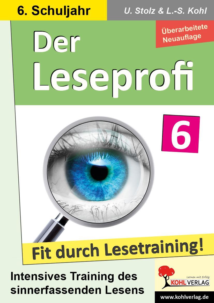 Cover: 9783988411068 | Der Leseprofi / Klasse 6 | Fit durch Lesetraining! (6. Schuljahr)