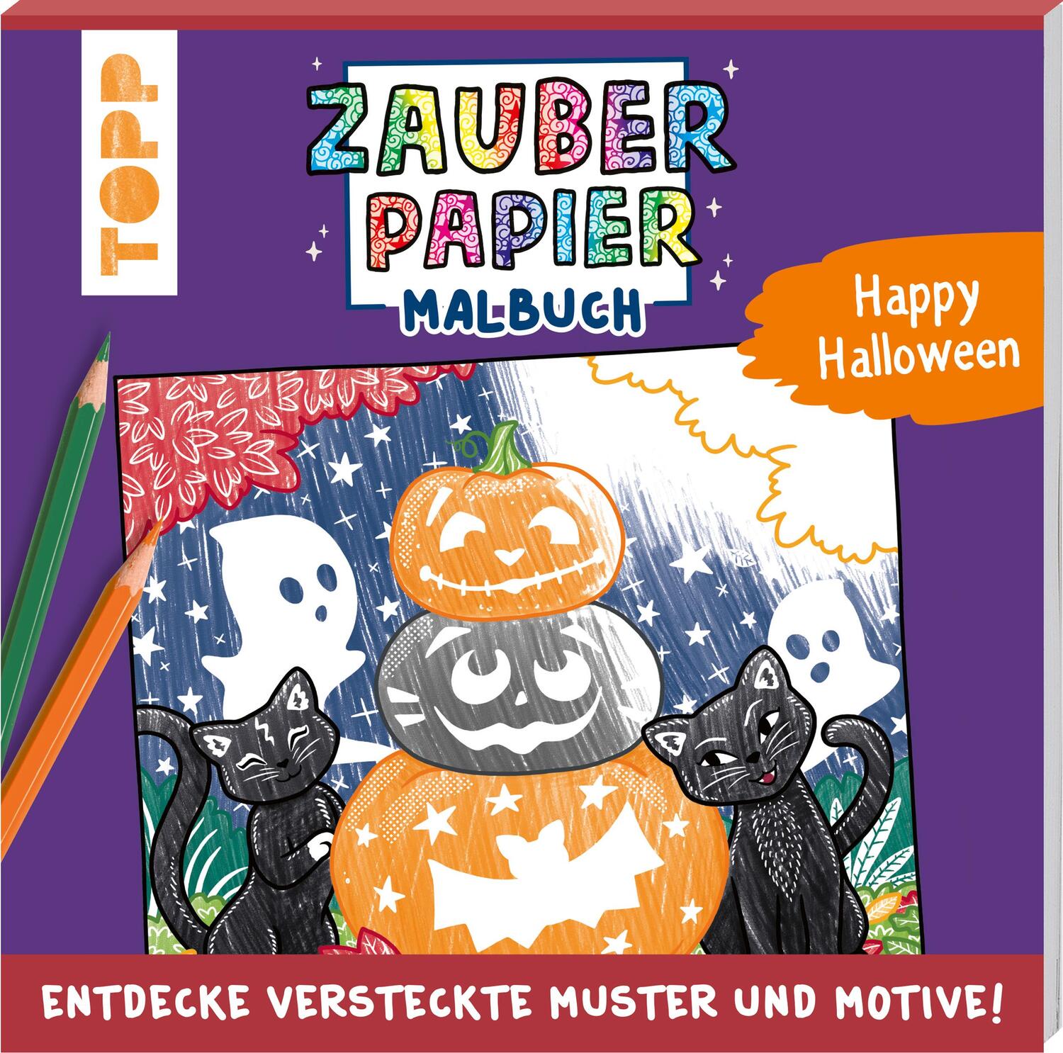 Cover: 9783735890177 | Zauberpapier Malbuch Happy Halloween | Natascha Pitz | Taschenbuch