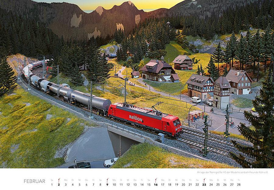 Bild: 9783966648356 | Traumanlagen von Modellbahnprofis Kalender 2025 | Kalender | 14 S.