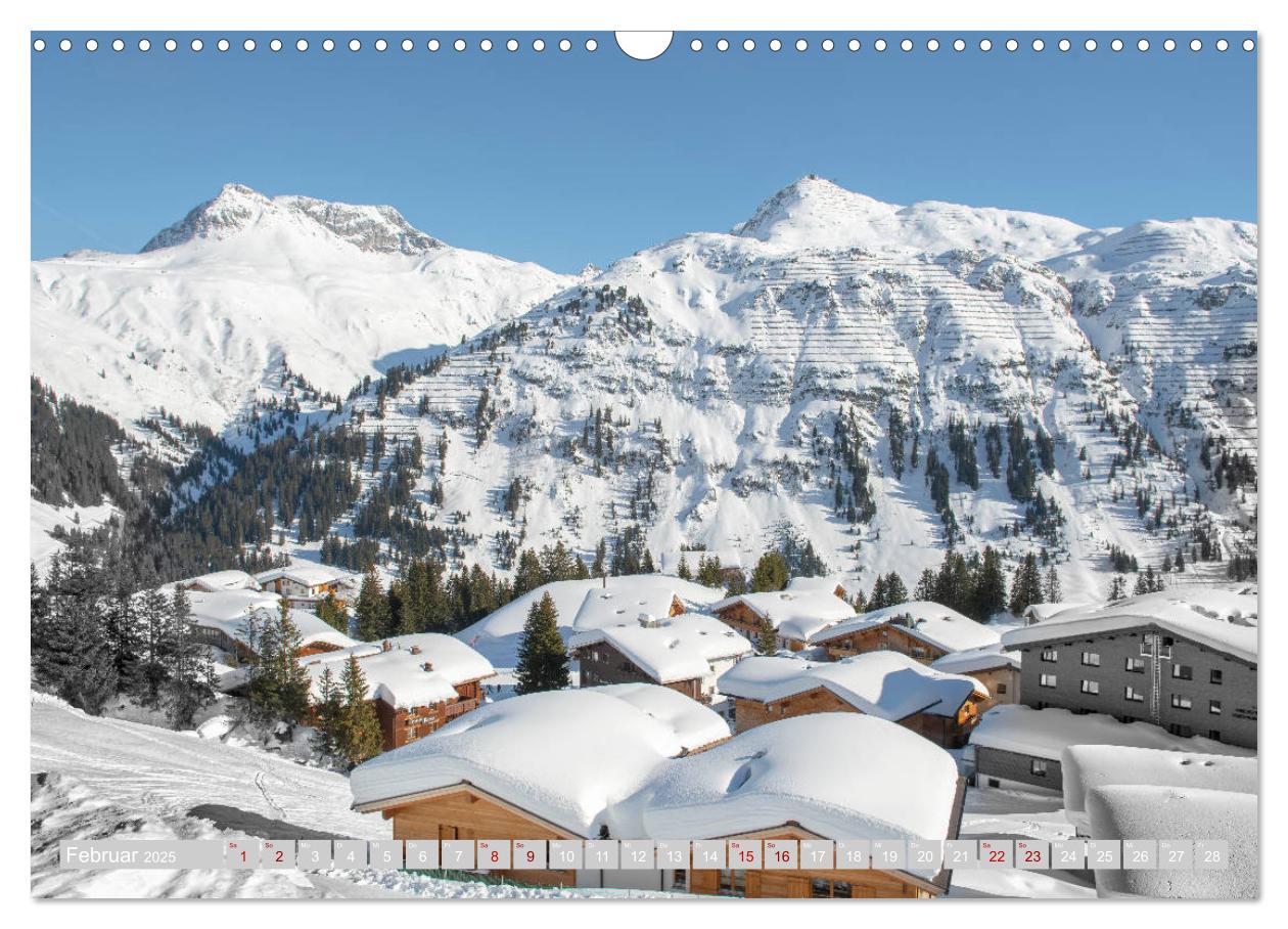 Bild: 9783435232888 | Arlberg - magic of winter (Wandkalender 2025 DIN A3 quer), CALVENDO...