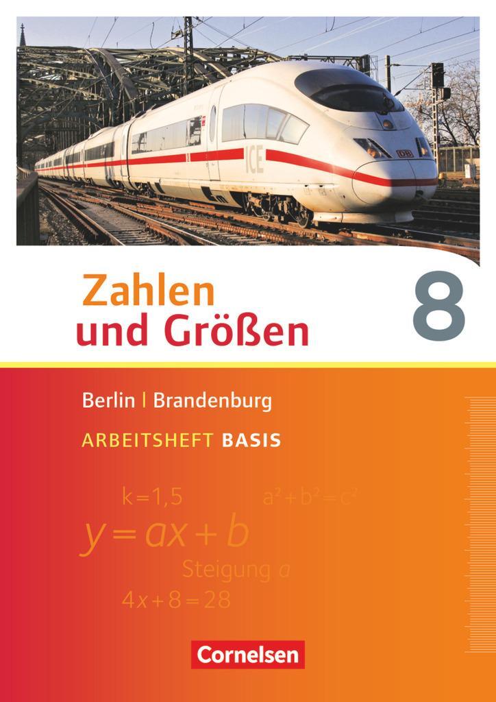 Cover: 9783060412518 | Zahlen und Größen 8. Schuljahr - Berlin und Brandenburg -...