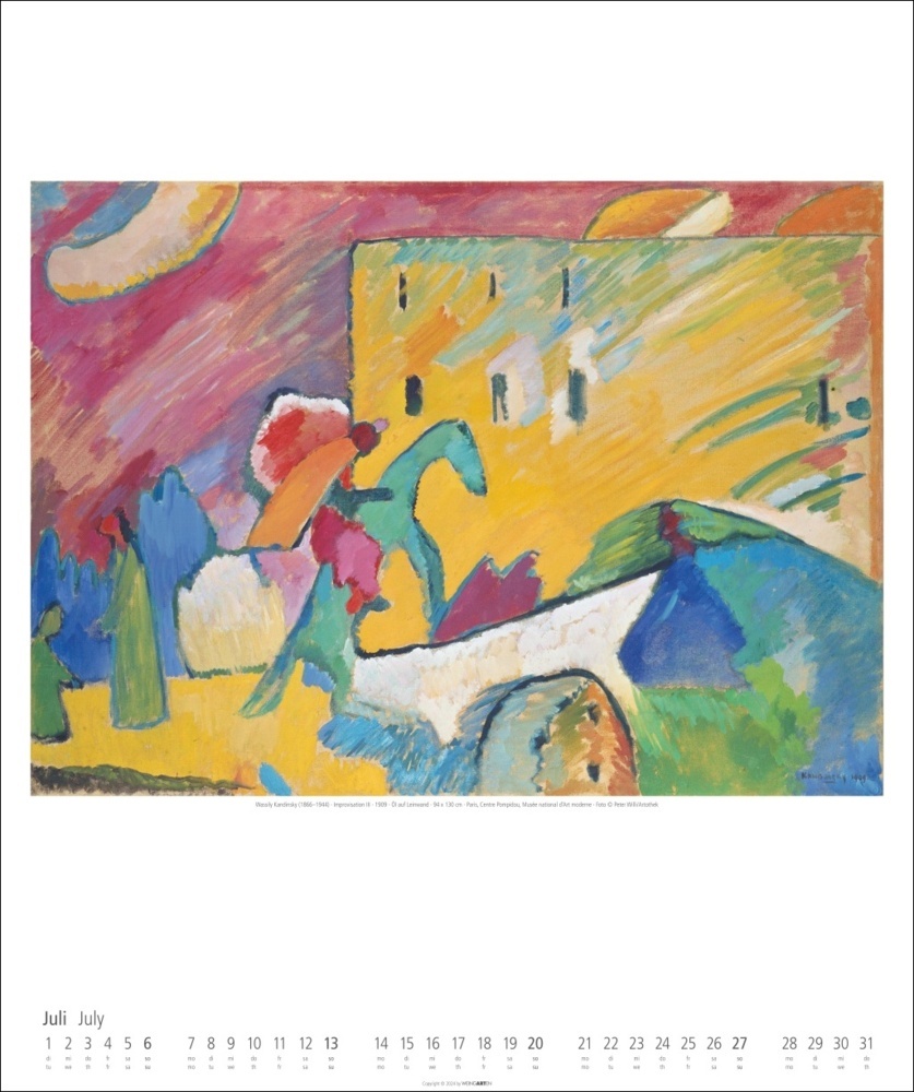 Bild: 9783839900116 | Der Blaue Reiter Kalender 2025 | Kandinsky | Kalender | Spiralbindung