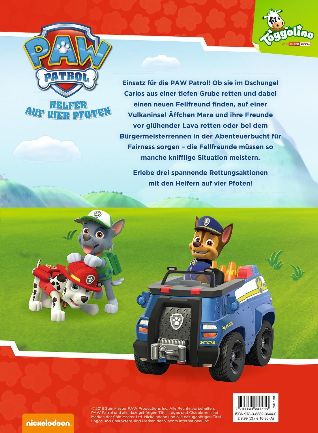 Rückseite: 9783833236440 | PAW Patrol: Mein liebster Geschichtenschatz | Panini | Buch | 80 S.