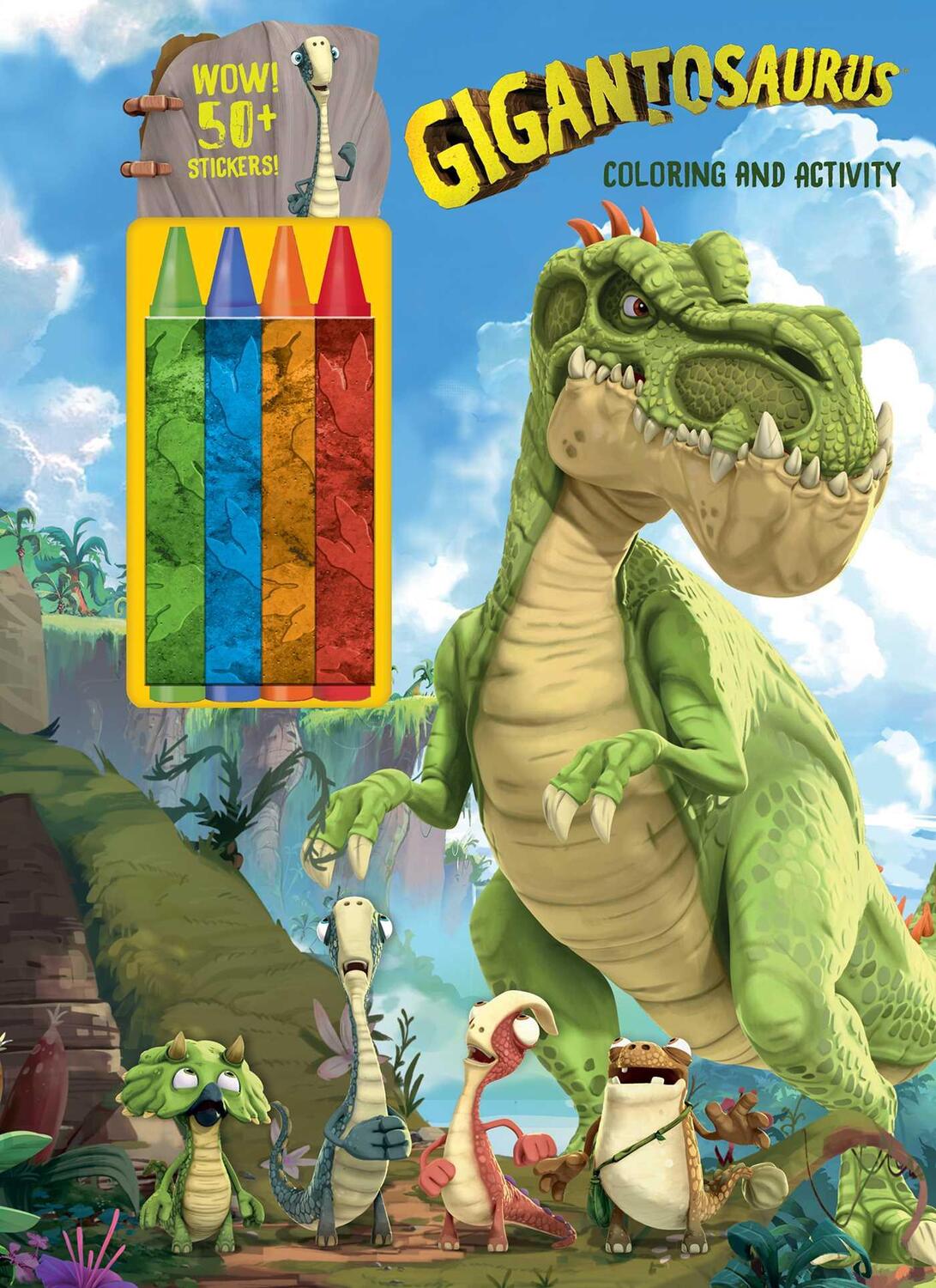 Cover: 9780794450779 | Gigantosaurus: Coloring and Activity Book with Crayons | Foerster