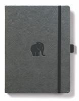 Cover: 5285003136658 | Dingbats* Wildlife A4 Grey Elephant Notebook - Plain | Buch | Englisch