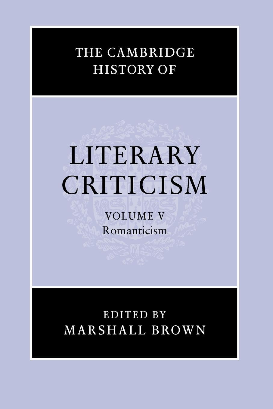 Cover: 9780521317214 | The Cambridge History of Literary Criticism | Volume 5, Romanticism