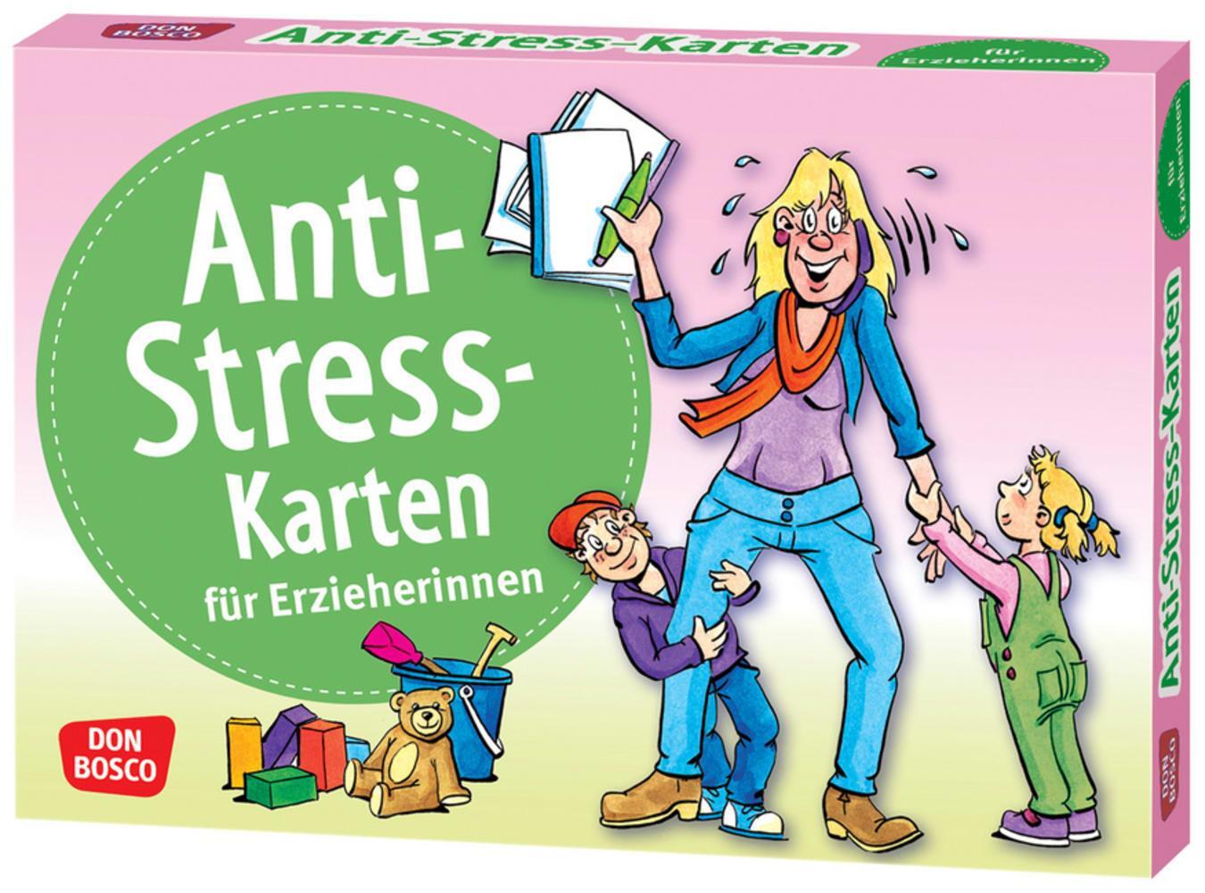 Cover: 4260179511516 | Anti-Stress-Karten für Erzieherinnen | Inspirationskarten | Kunz | Box
