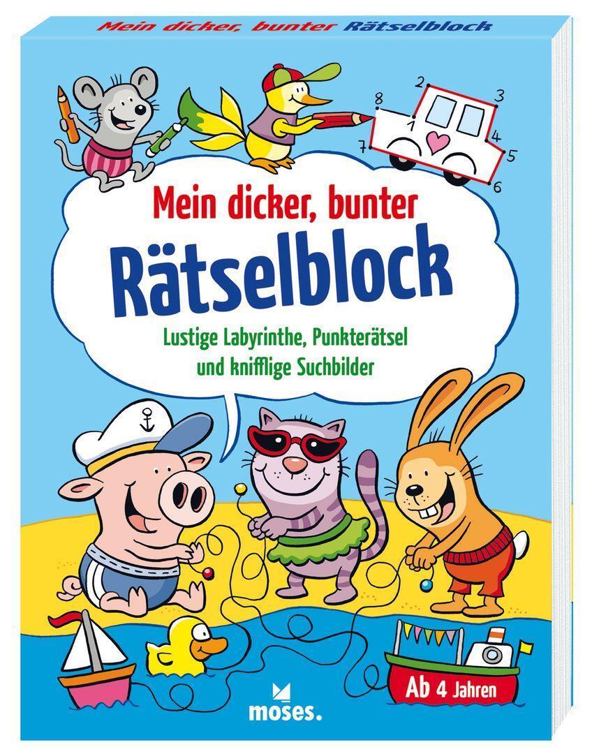 Cover: 9783964552563 | Mein dicker, bunter Rätselblock | Charlotte Wagner | Taschenbuch