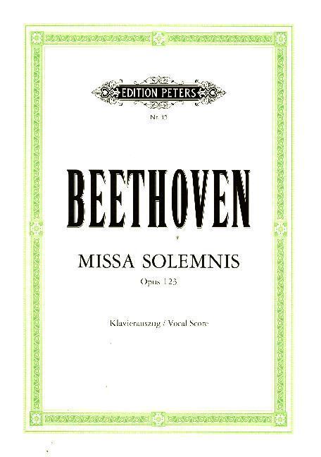 Cover: 9790014001506 | Missa solemnis D-Dur op. 123 | Ludwig van Beethoven | Taschenbuch