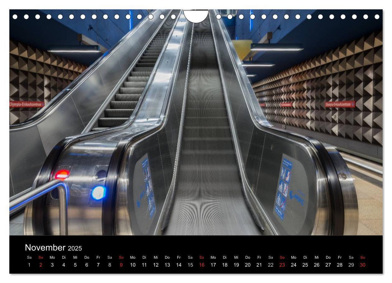 Bild: 9783435669981 | U-Bahn in München (Wandkalender 2025 DIN A4 quer), CALVENDO...