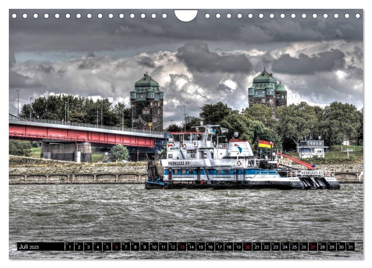 Bild: 9783435519316 | Duisburg am Rhein - R(h)einblicke (Wandkalender 2025 DIN A4 quer),...