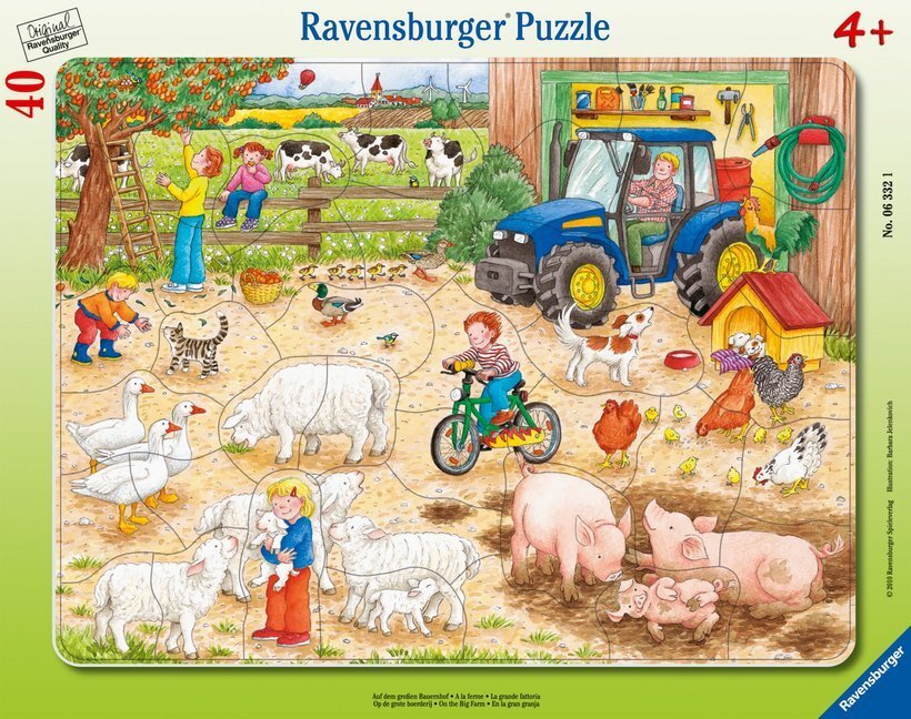 Cover: 4005556063321 | Ravensburger Kinderpuzzle - 06332 Auf dem großen Bauernhof -...