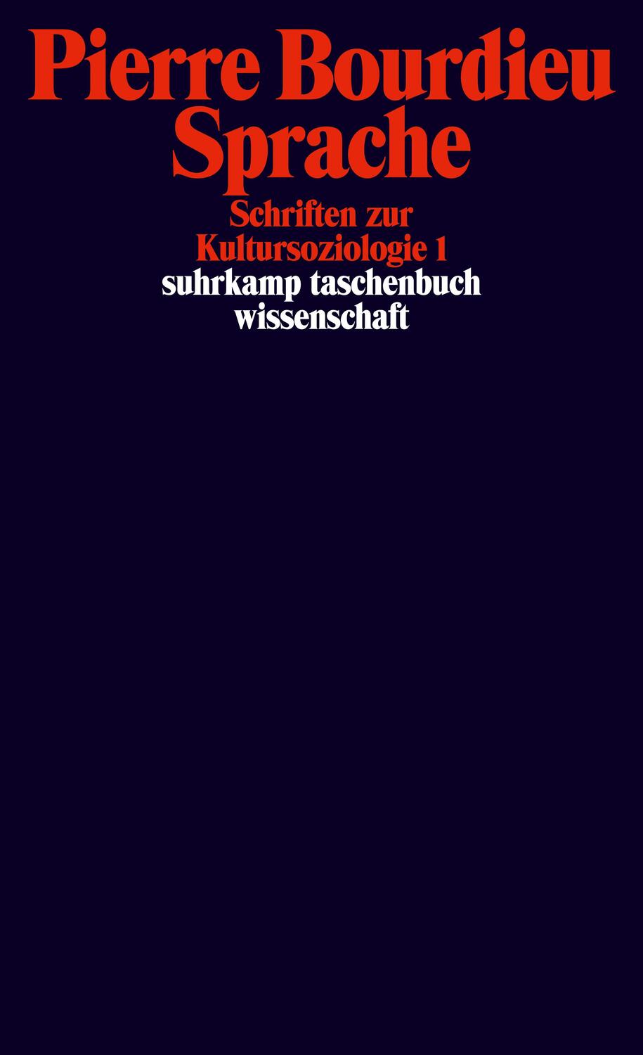 Cover: 9783518298169 | Schriften zur Kultursoziologie 1 - Sprache | Schriften Band 9 | Buch