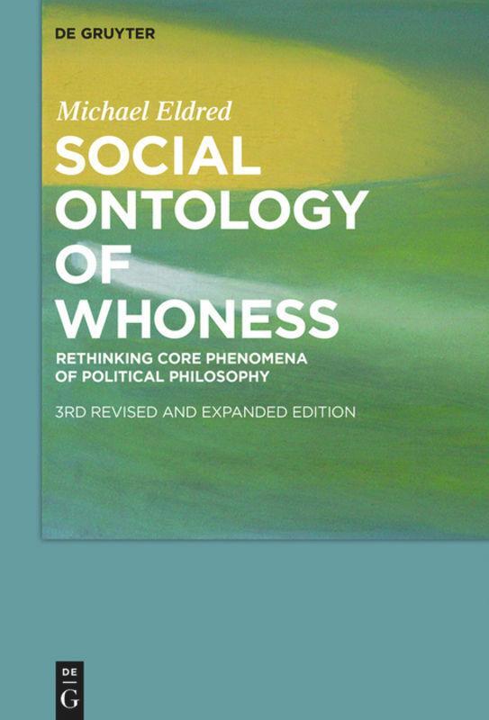 Cover: 9783110616811 | Social Ontology of Whoness | Michael Eldred | Taschenbuch | Paperback