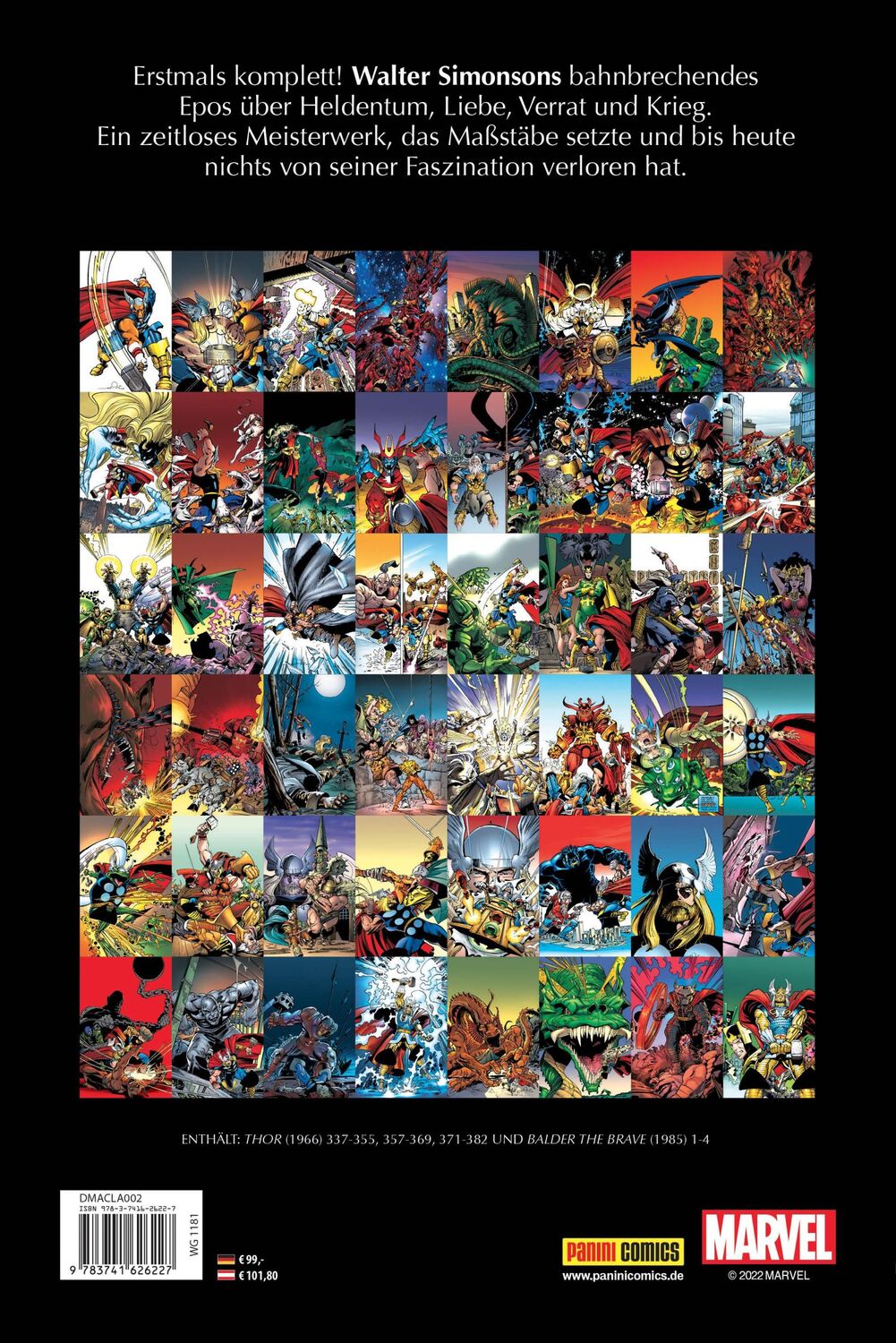 Rückseite: 9783741626227 | Thor Collection von Walter Simonson | Walter Simonson (u. a.) | Buch